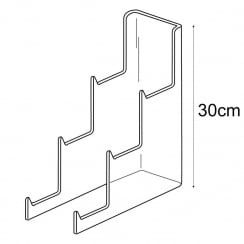 Triple support   (retail display & shop equipment)