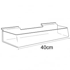 Trough-slatwall   (trays & tubs for slatwall)