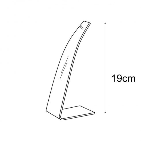 Vertical bracelet and watch scroll jewellery display stand