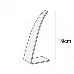 Vertical bracelet and watch scroll jewellery display stand